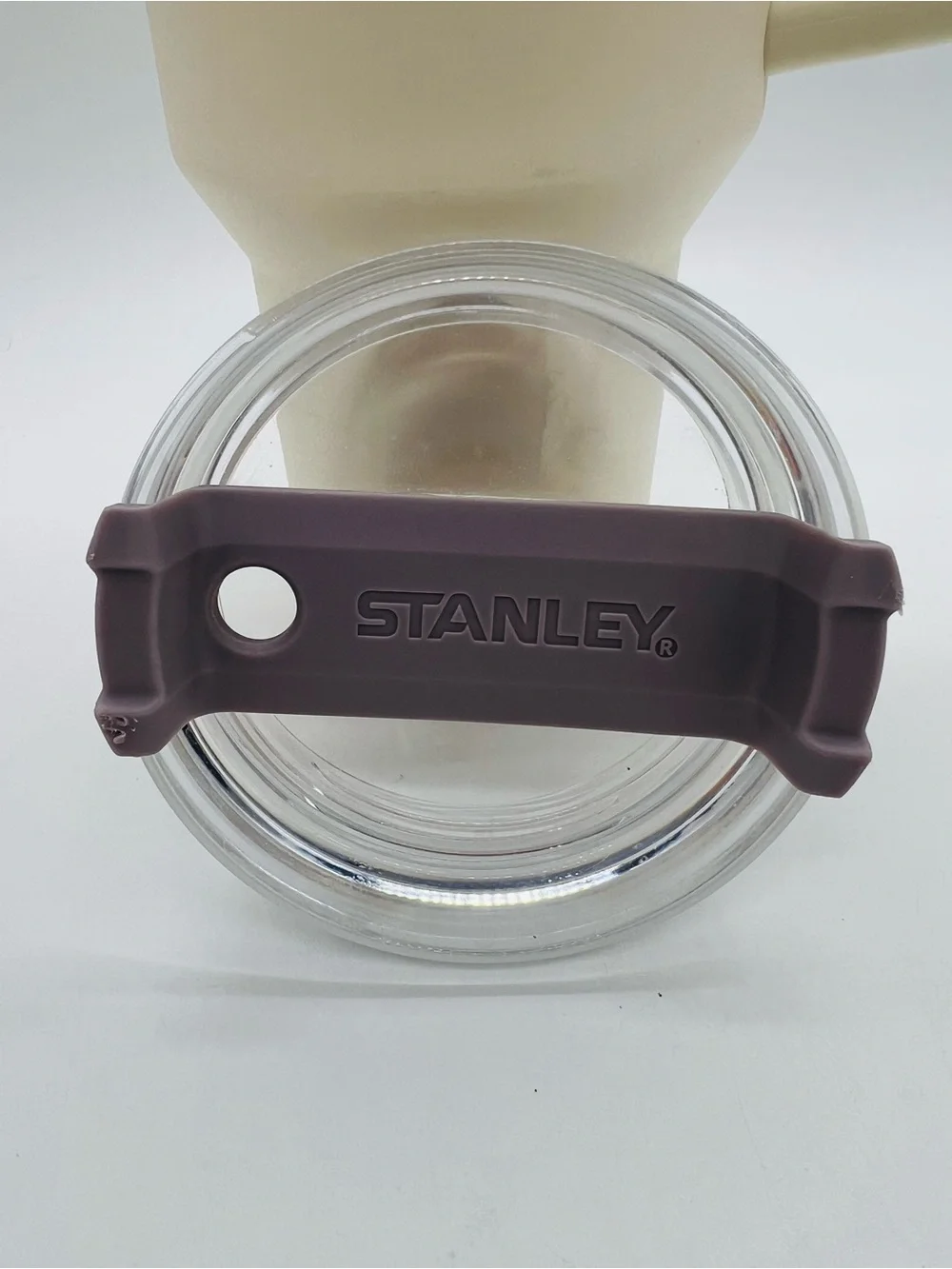 Stanley Cream Insulated Travel Mug with Handle 40 Ounces - Picture 7 of 12